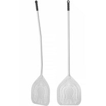 Square arena pizza shovel perforated with curved handle 325 x 1475 mm - Carlat
