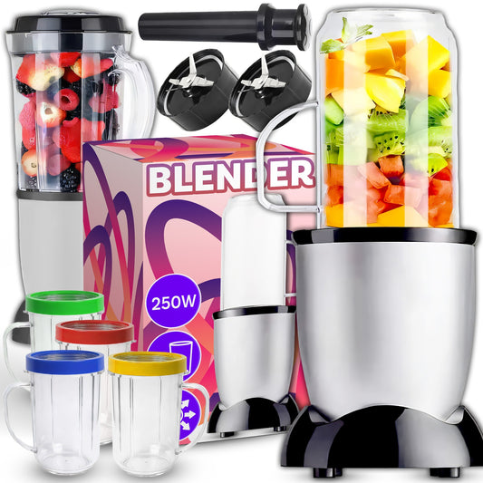 Stand Mixer with Blender Jar and Juicer Function, 4 Cups, XXL Set - E606-1 - Carlat
