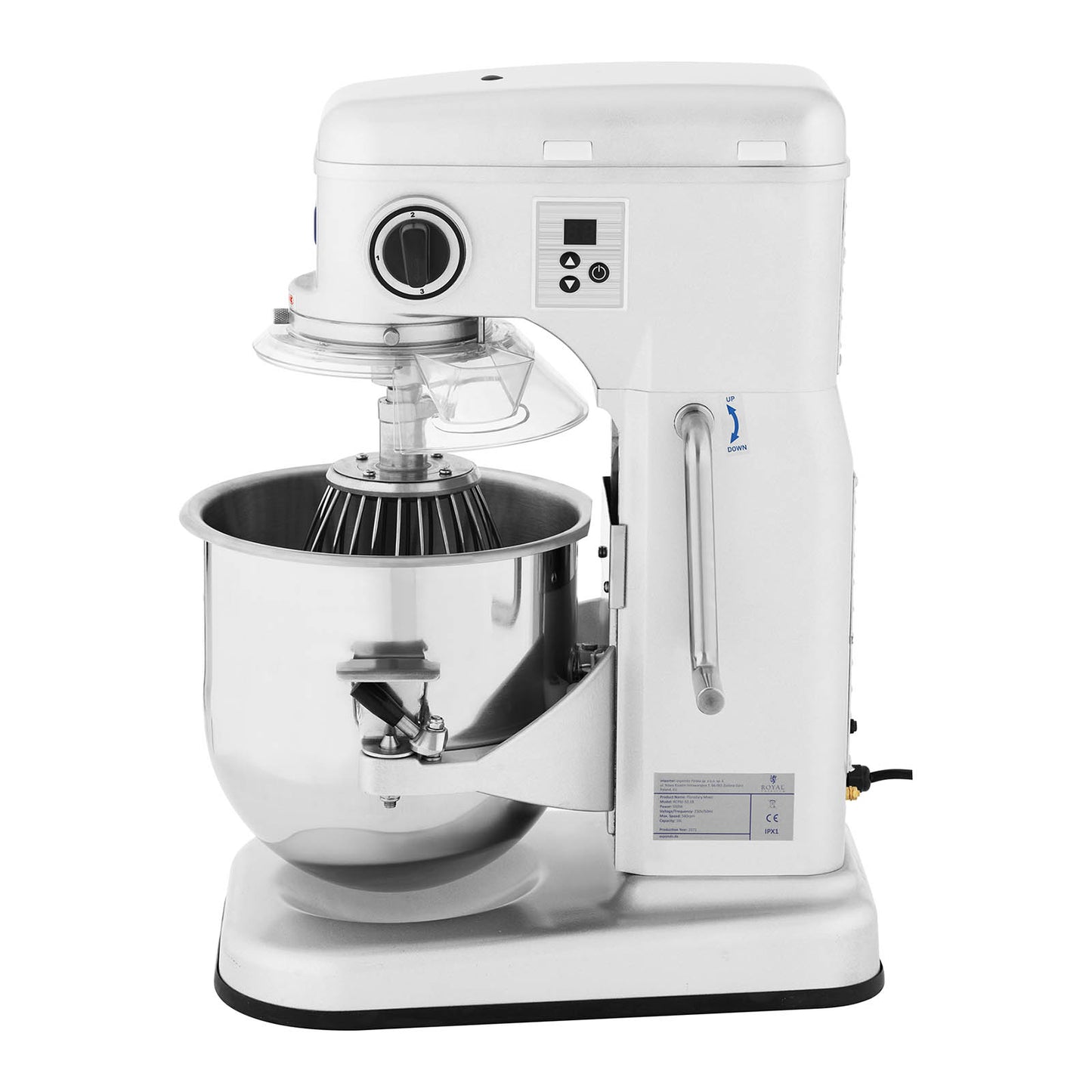 Stand Mixers – Planetary spiral robot mixer with lowerable bowl - Carlat