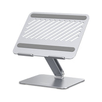 Stand, foldable stand for laptop, tablet, for standing work, silver - Carlat