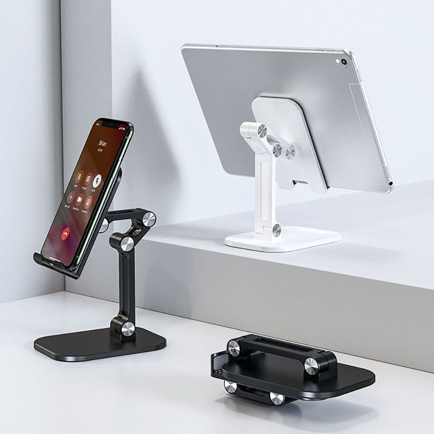 Stand stand, universal holder for smartphone, tablet up to 13" - gray - Carlat