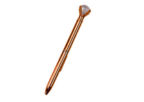 Stationery – Diamond-Embedded Ballpoint Pen, Shiny Blue, 0.7mm Refill, Assorted Colors - Carlat