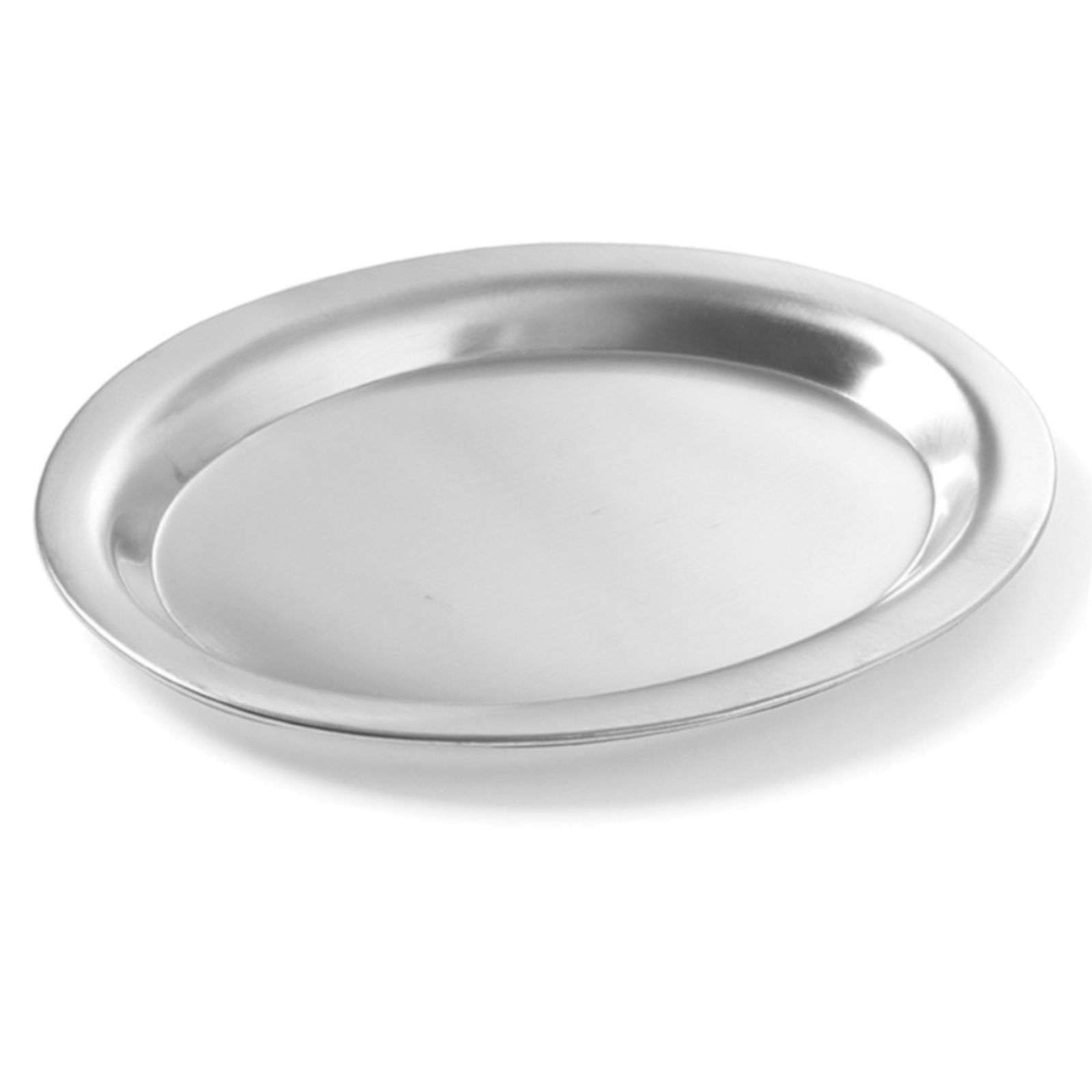 Steel oval coffee tray 26.5x19.5cm - Carlat