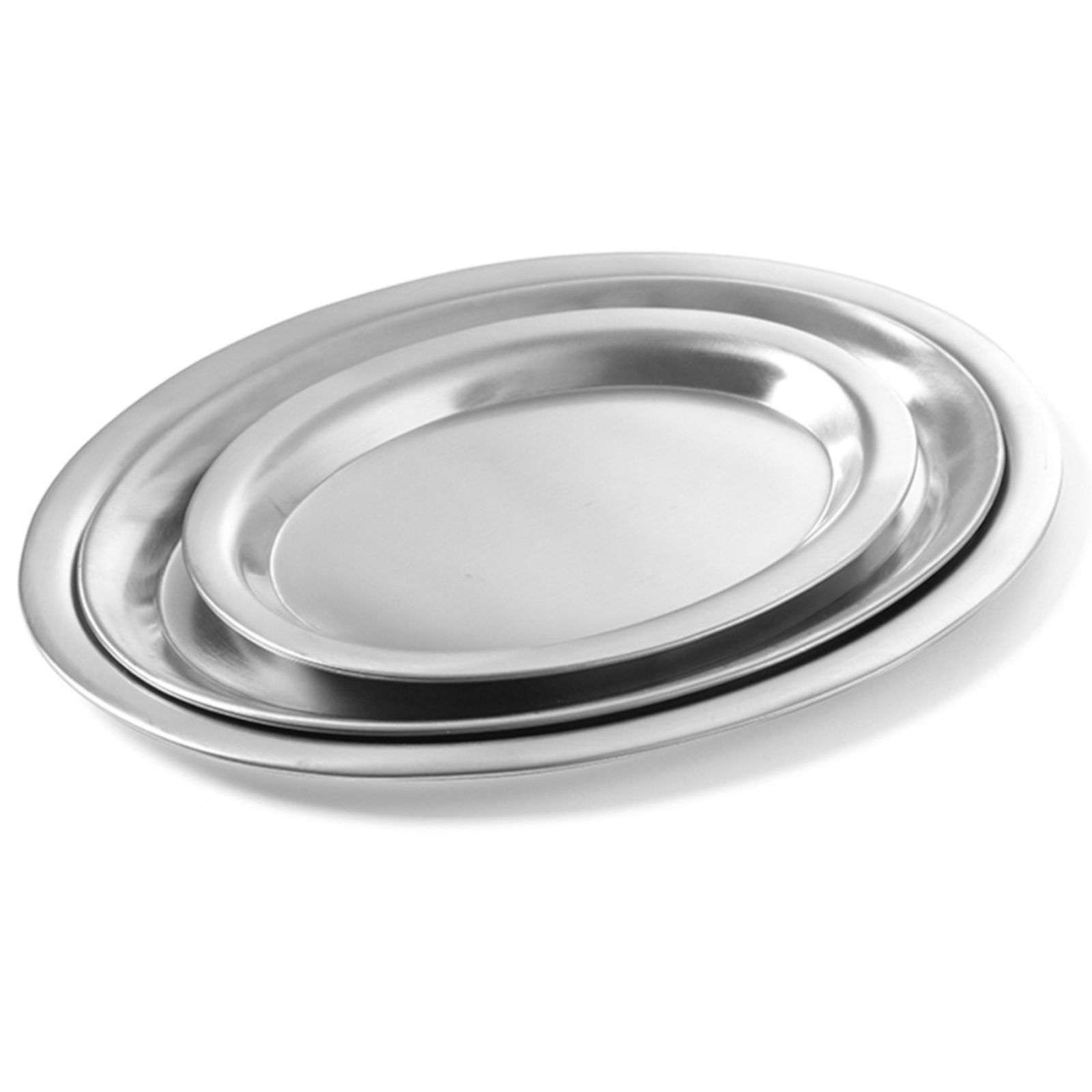 Steel oval coffee tray 26.5x19.5cm - Carlat