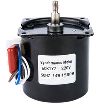 Stepper motor for Royal Catering popcorn machine 230V 14W 15RPM 60KTYZ - Carlat