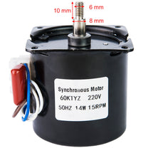 Stepper motor for Royal Catering popcorn machine 230V 14W 15RPM 60KTYZ - Carlat