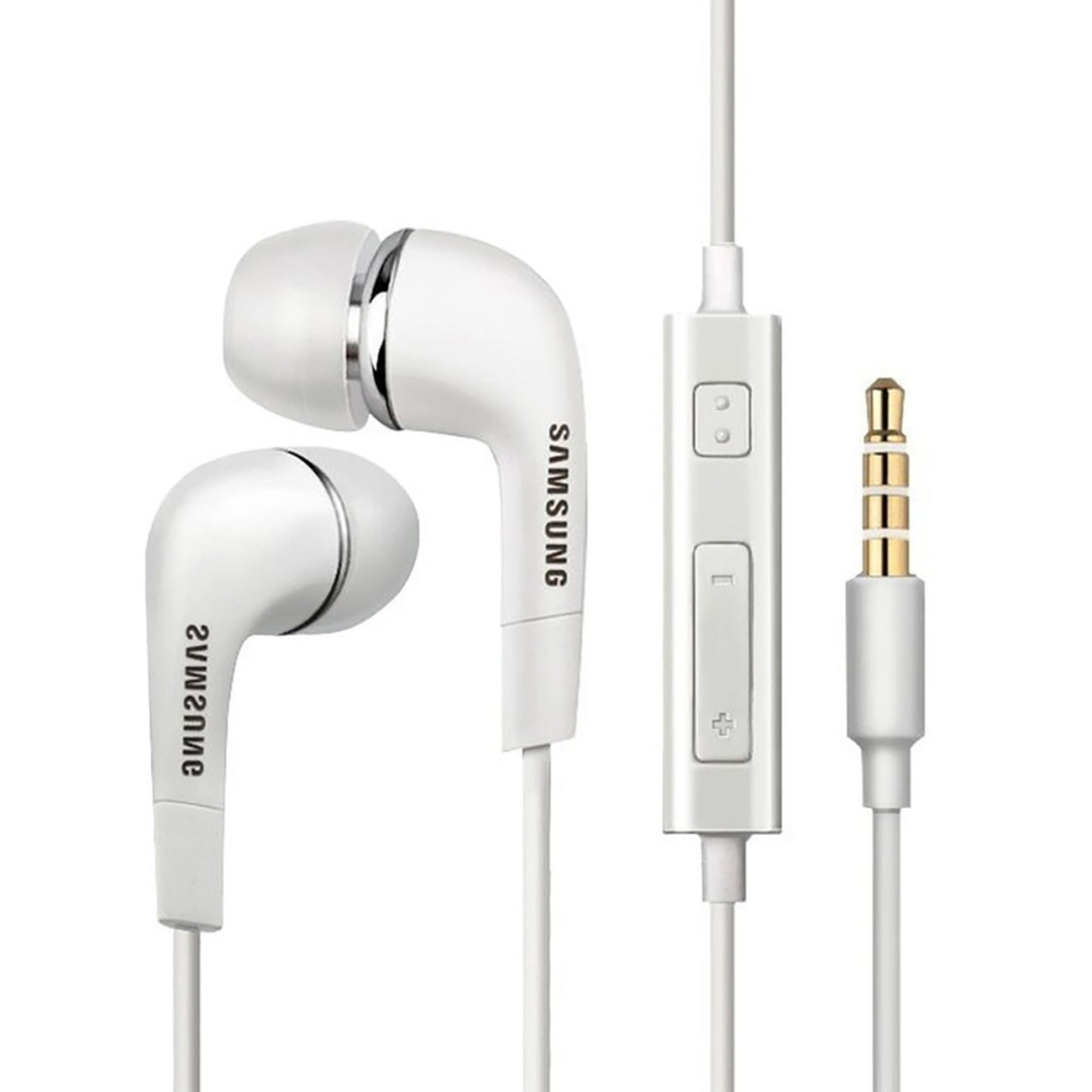 Stereo Hi-Fi Samsung wired headphones 3.5mm mini jack - white - Carlat
