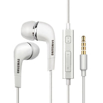 Stereo Hi-Fi Samsung wired headphones 3.5mm mini jack - white - Carlat