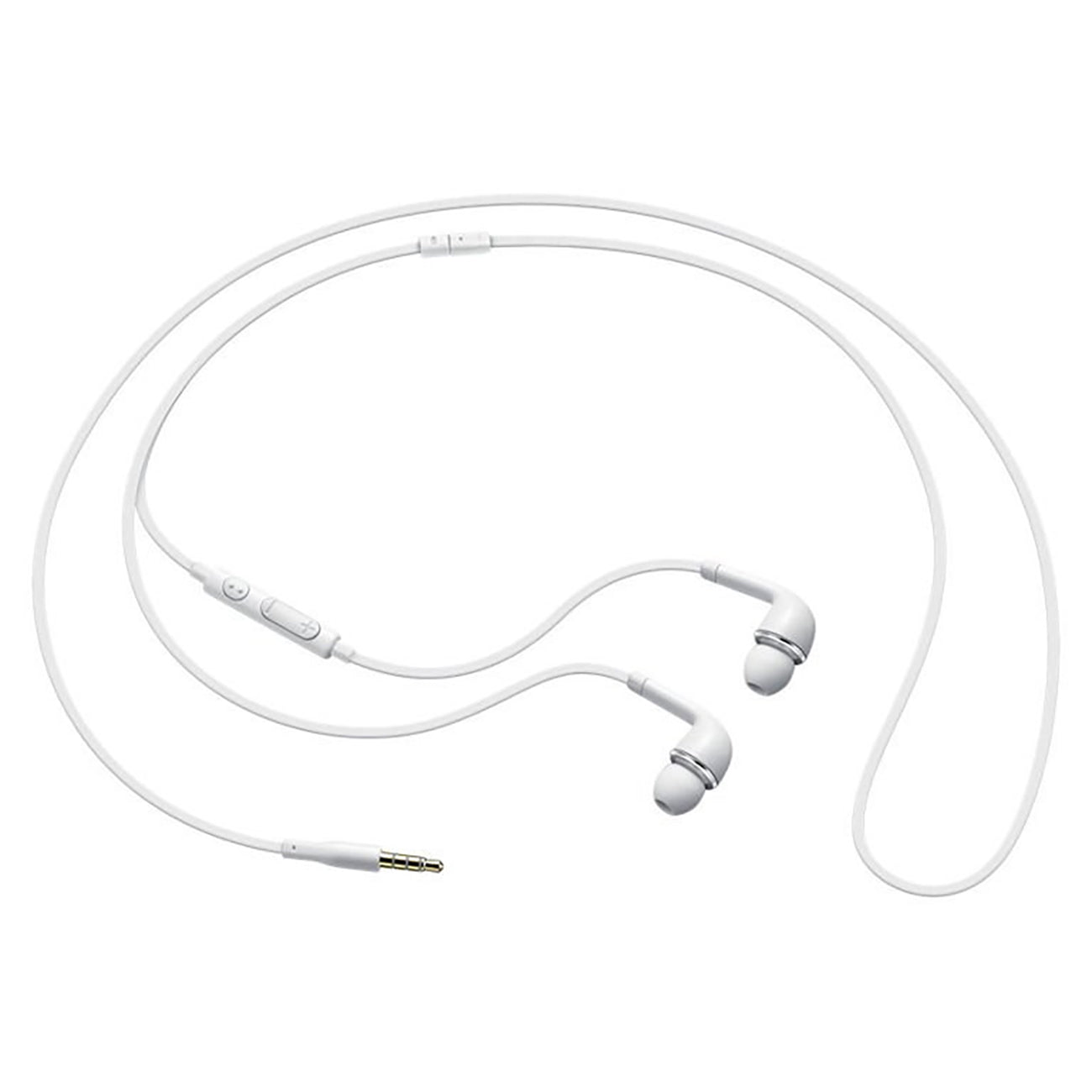 Stereo Hi-Fi Samsung wired headphones 3.5mm mini jack - white - Carlat