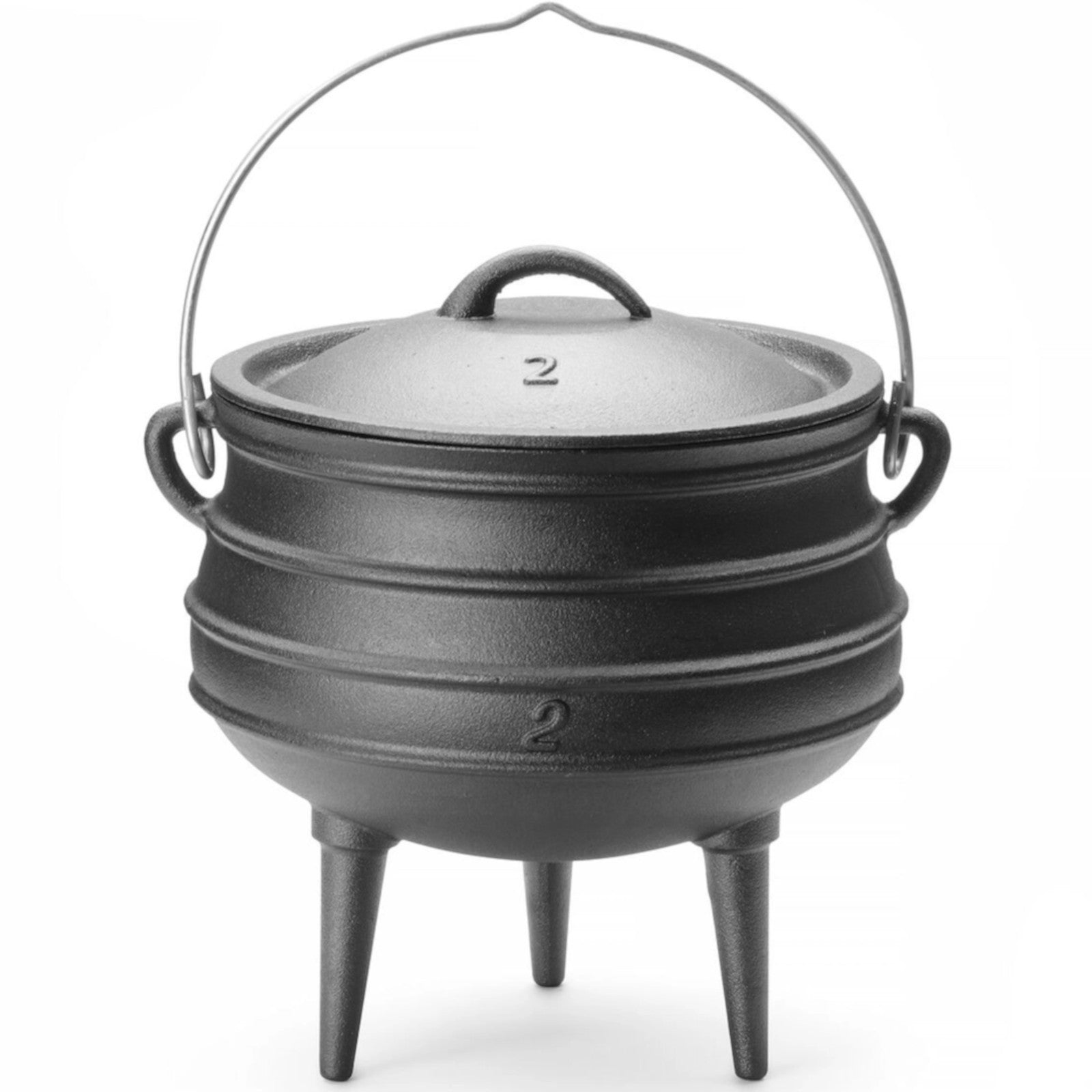 Stock Pots – Cast iron cauldron, hunting pot over the - Carlat