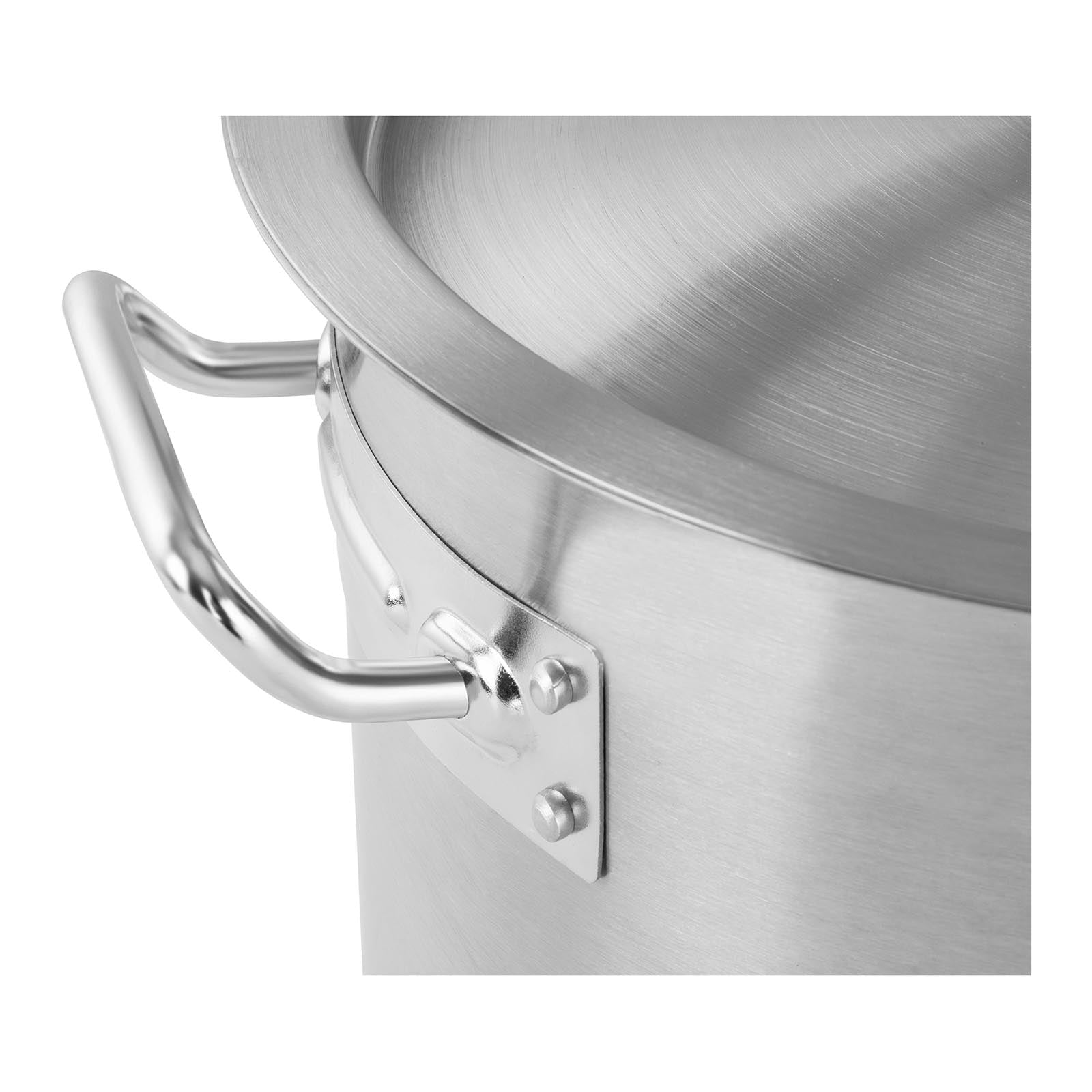 Stock Pots – Catering pot with lid, stainless steel, for - Carlat