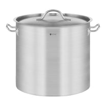 Stock Pots – Catering pot with lid, stainless steel, for - Carlat