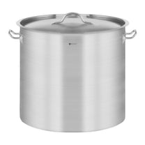 Stock Pots – Catering pot with lid, stainless steel, for - Carlat
