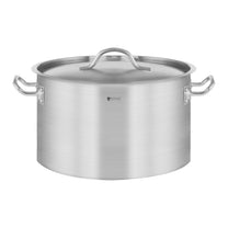 Stock Pots – Catering pot with lid, stainless steel, for - Carlat