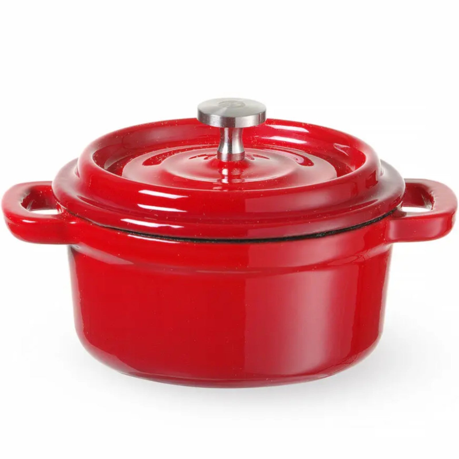 Stock Pots – Enameled cast iron pot 0.27 l red - Carlat