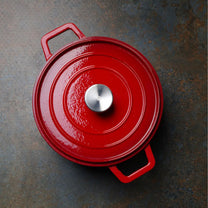 Stock Pots – Enameled cast iron pot 3.7 l red - Carlat