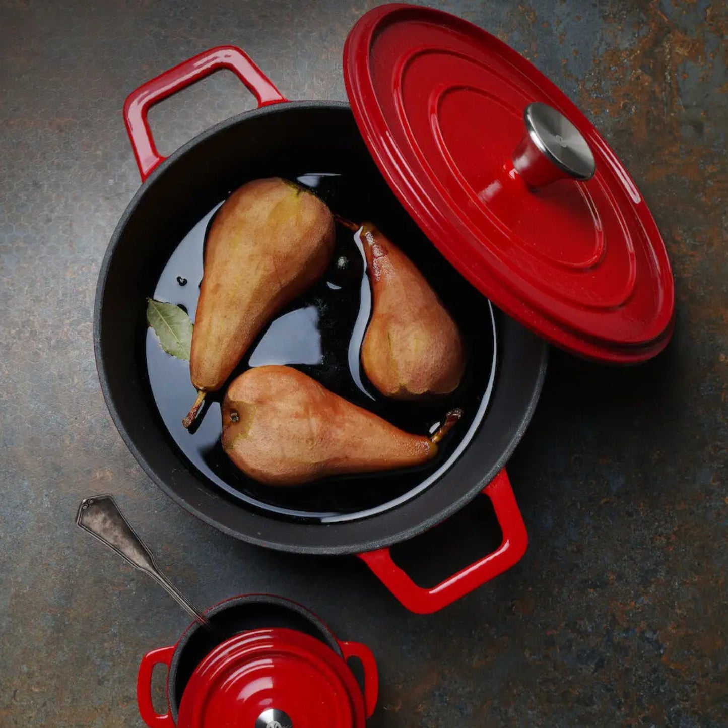 Stock Pots – Enameled cast iron pot 3.7 l red - Carlat