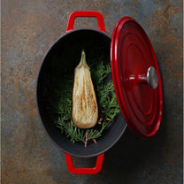 Stock Pots – Enameled cast iron pot 4.4 l red - Carlat