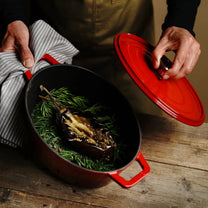 Stock Pots – Enameled cast iron pot 4.4 l red - Carlat