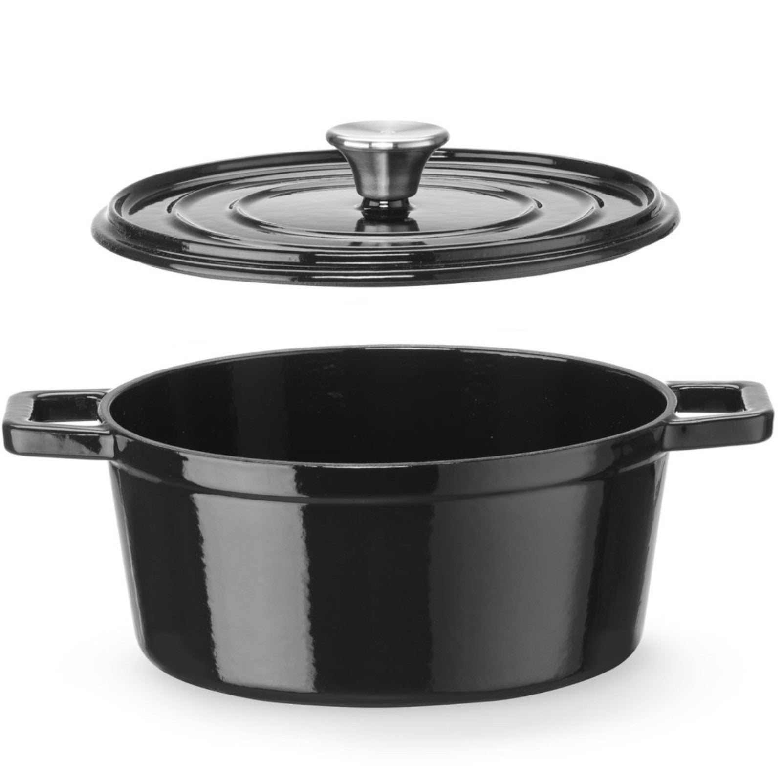 Stock Pots – Enameled oval cast iron pot 3.7 l - Carlat