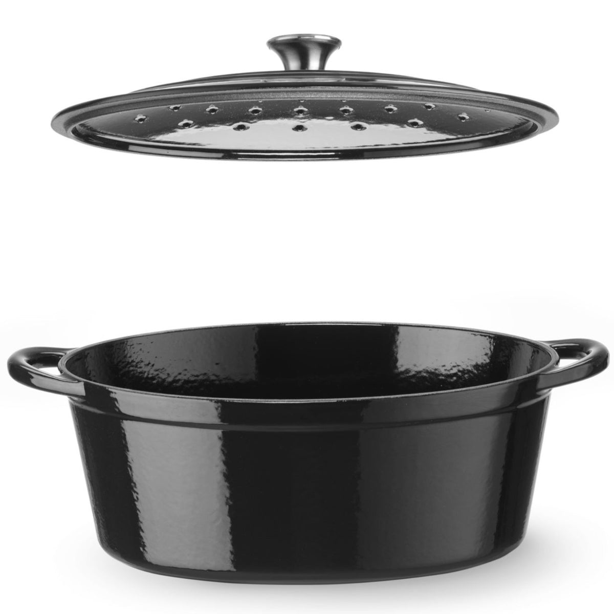 Stock Pots – Enameled oval cast iron pot 6.88 l - Carlat