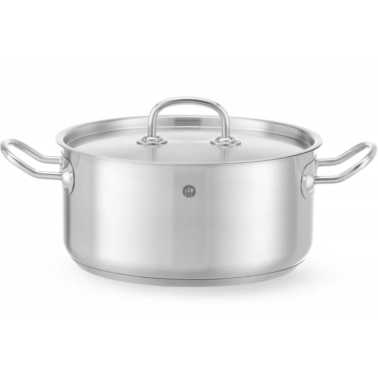 Stock Pots – Garnek niski Kitchen Line z pokrywką 4,9 - Carlat