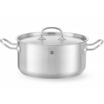 Stock Pots – Garnek niski Kitchen Line z pokrywką 4,9 - Carlat