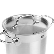Stock Pots – Garnek niski Kitchen Line z pokrywką 7.3 - Carlat