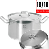 Stock Pots – Garnek średni Profi Line z pokrywką 23,5 - Carlat
