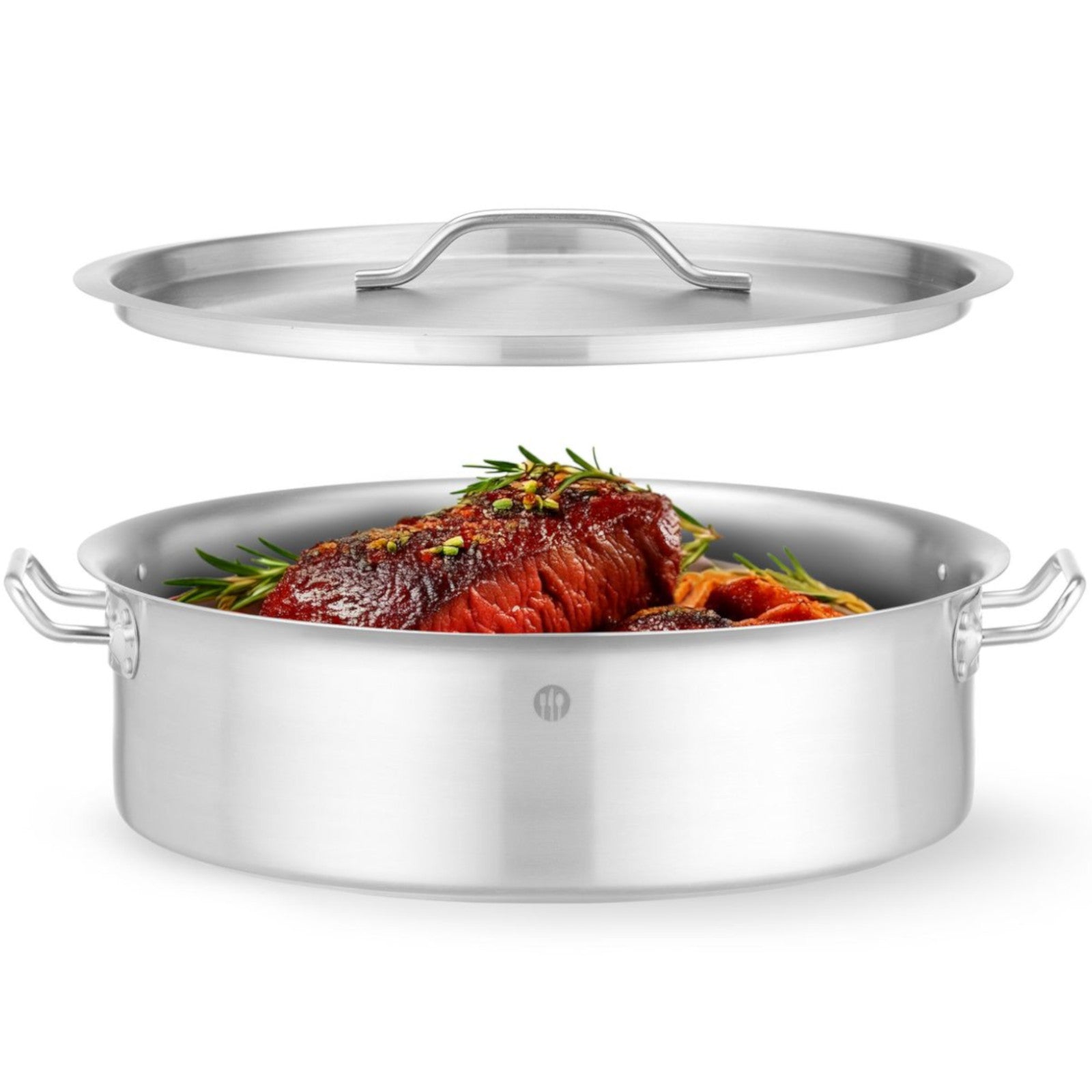 Stock Pots – Low pot with lid Budget Line 15.8 - Carlat