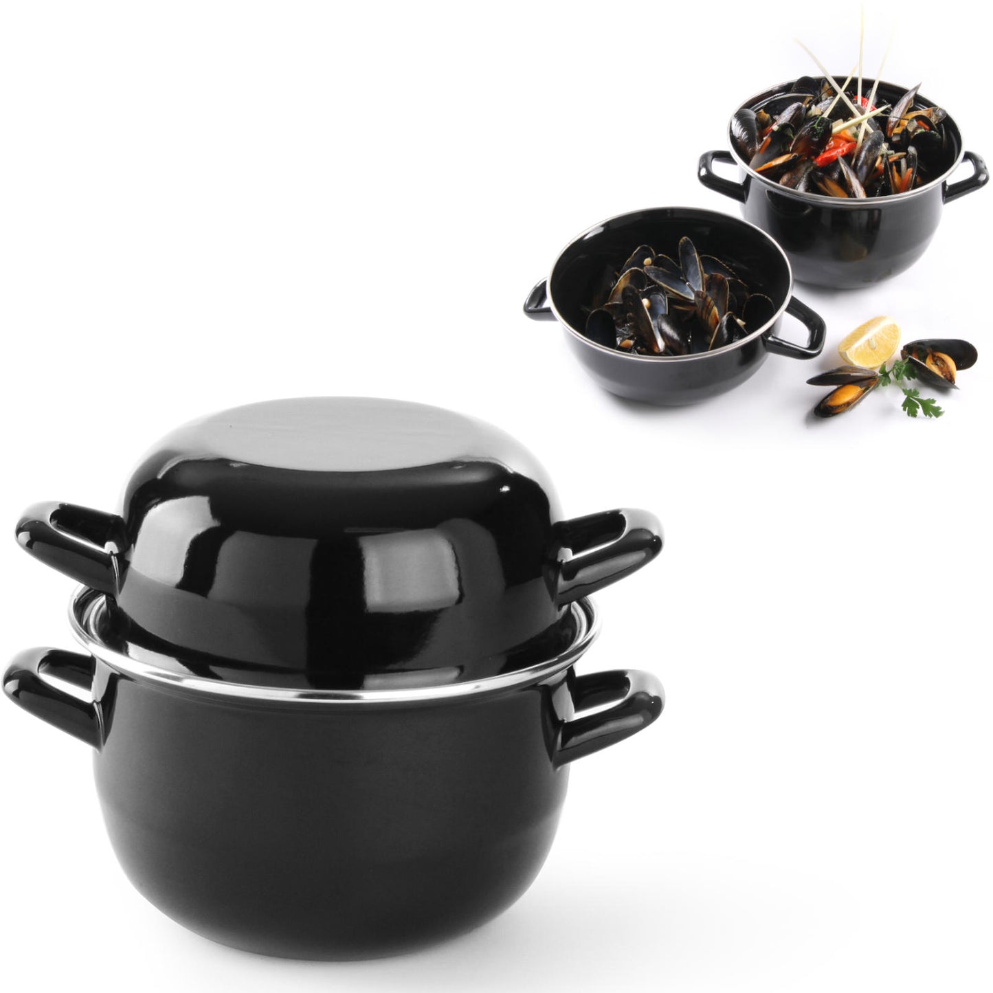 Stock Pots – Mussel pot with lid 2.5 l - Carlat