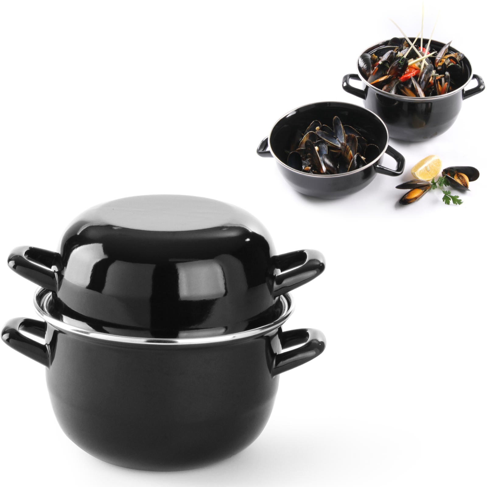 Stock Pots – Mussel pot with lid 2.5 l - Carlat