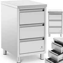 Storage Cabinets & Lockers – Free-standing catering cabinet with 3 - Carlat