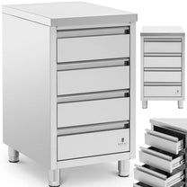 Storage Cabinets & Lockers – Free-standing catering cabinet with 3 - Carlat