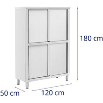 Storage Cabinets & Lockers – Stainless steel catering storage cabinet - Carlat