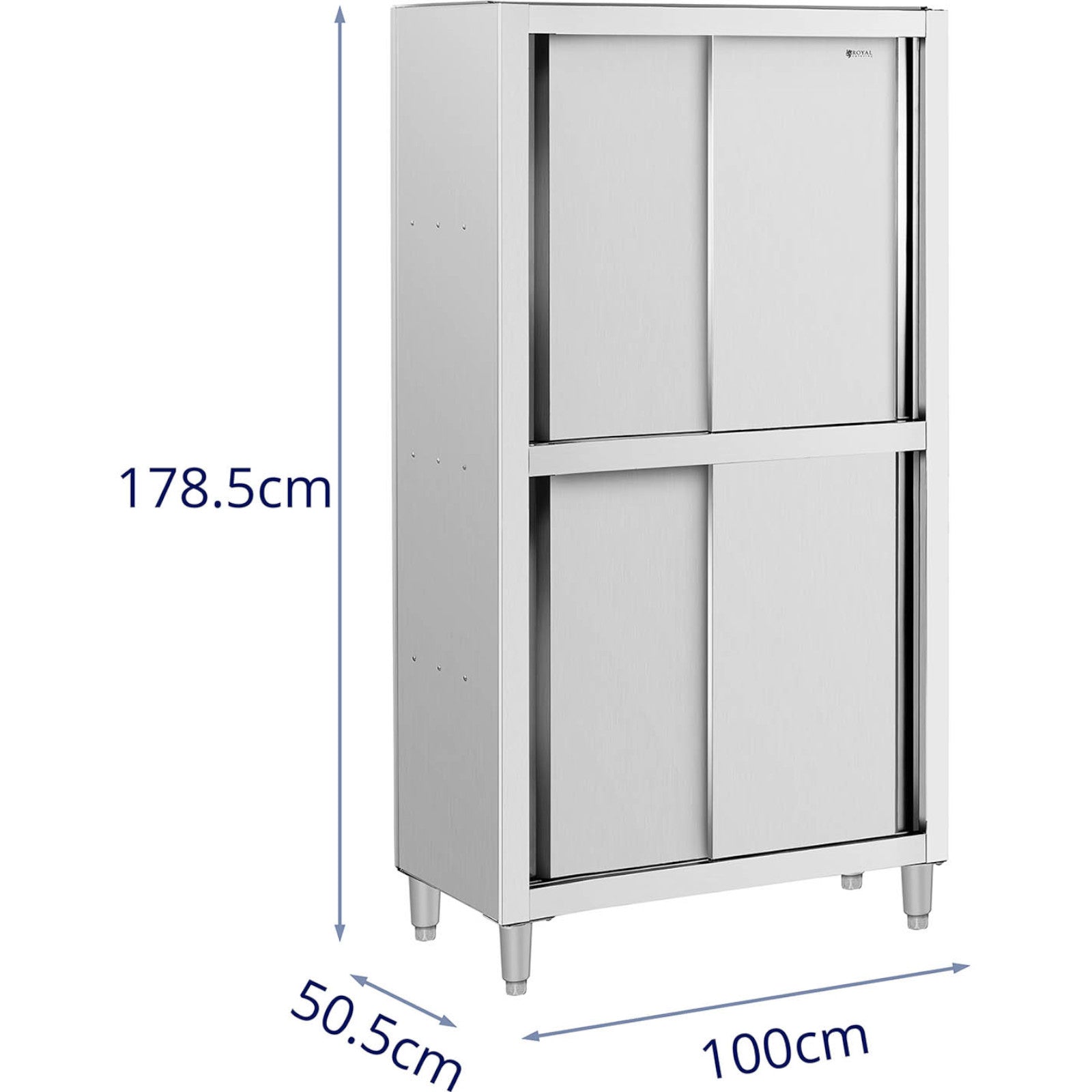 Storage Cabinets & Lockers – Stainless steel catering storage cabinet - Carlat