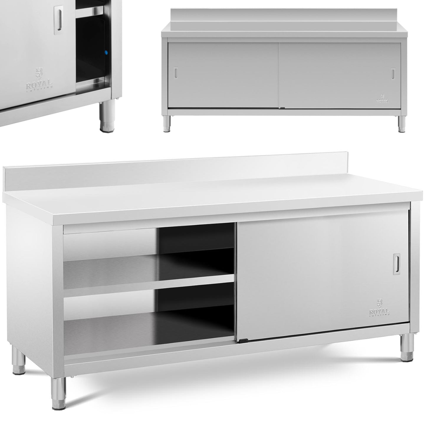 Storage Cabinets & Lockers – Stainless steel standing cabinet with - Carlat