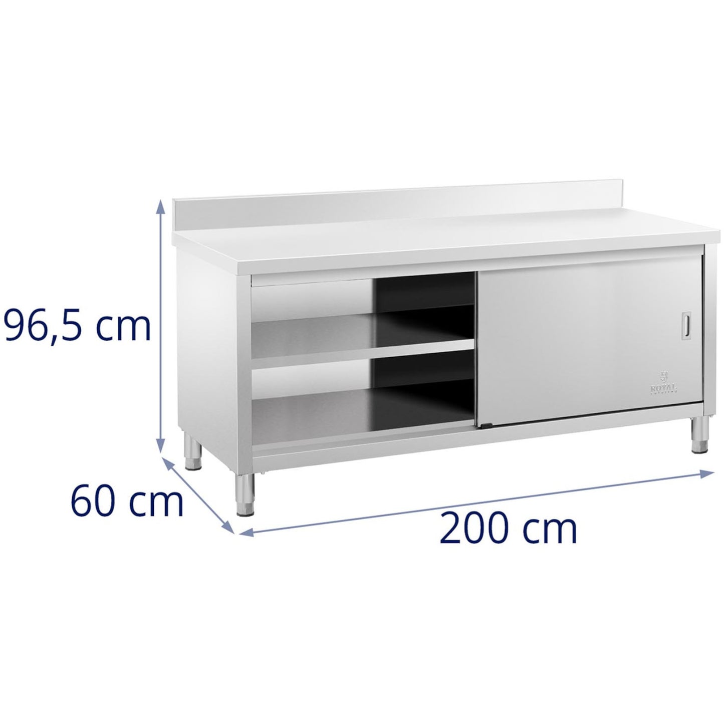 Storage Cabinets & Lockers – Stainless steel standing cabinet with - Carlat