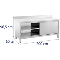 Storage Cabinets & Lockers – Stainless steel standing cabinet with - Carlat