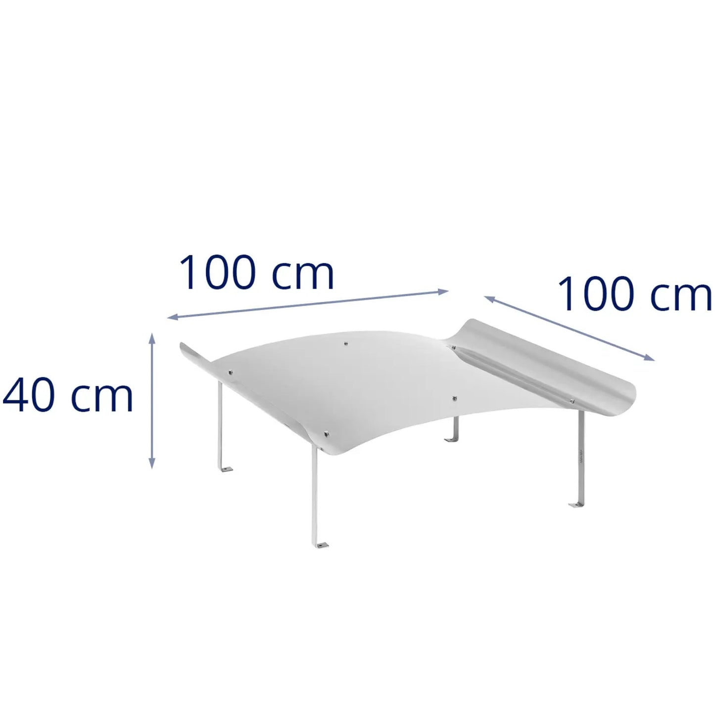 Stoves and fireplaces – Napoleon type chimney roof STEEL 100 - Carlat