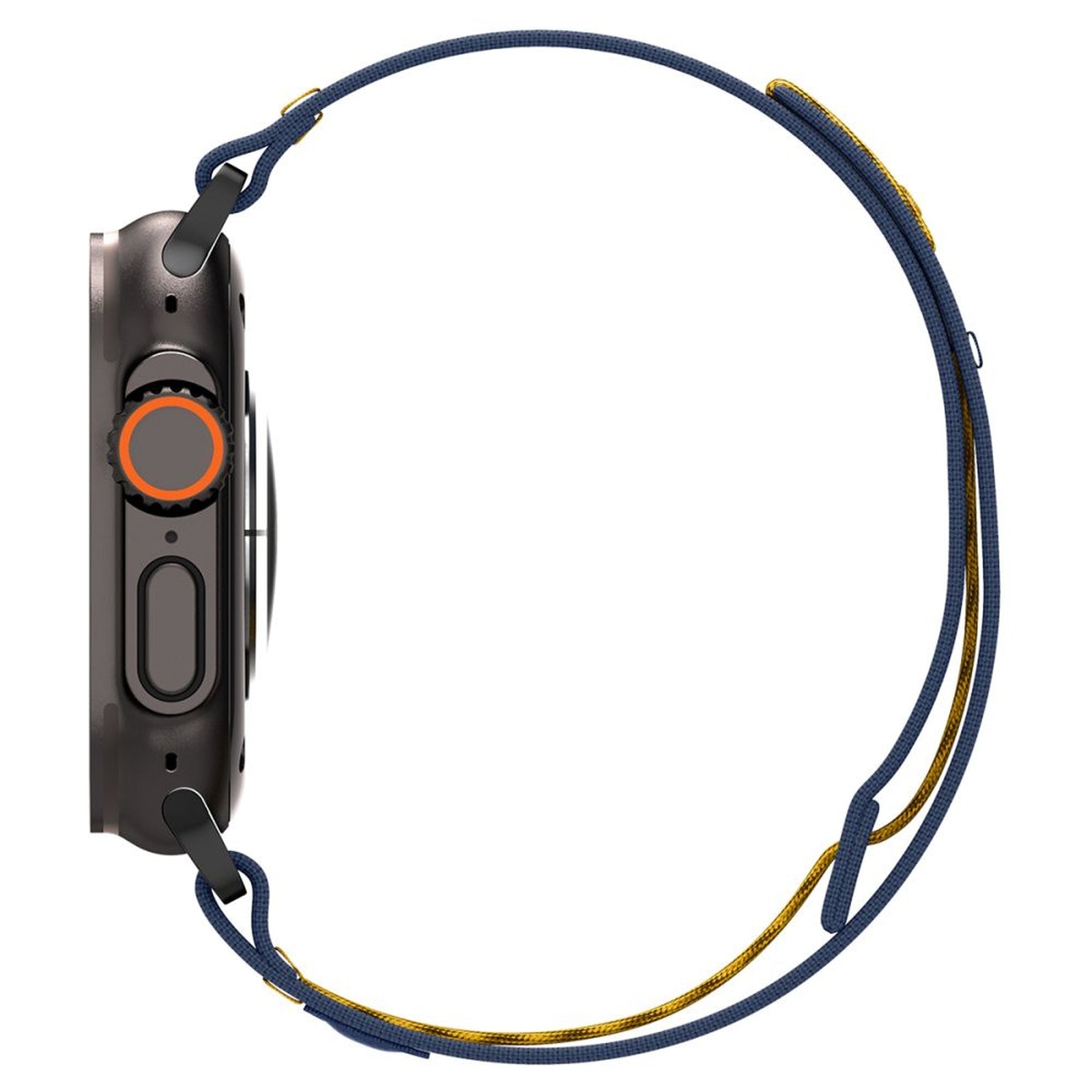 Strap for Apple Watch 44 / 45 / 46 / 49 mm - navy blue - Carlat