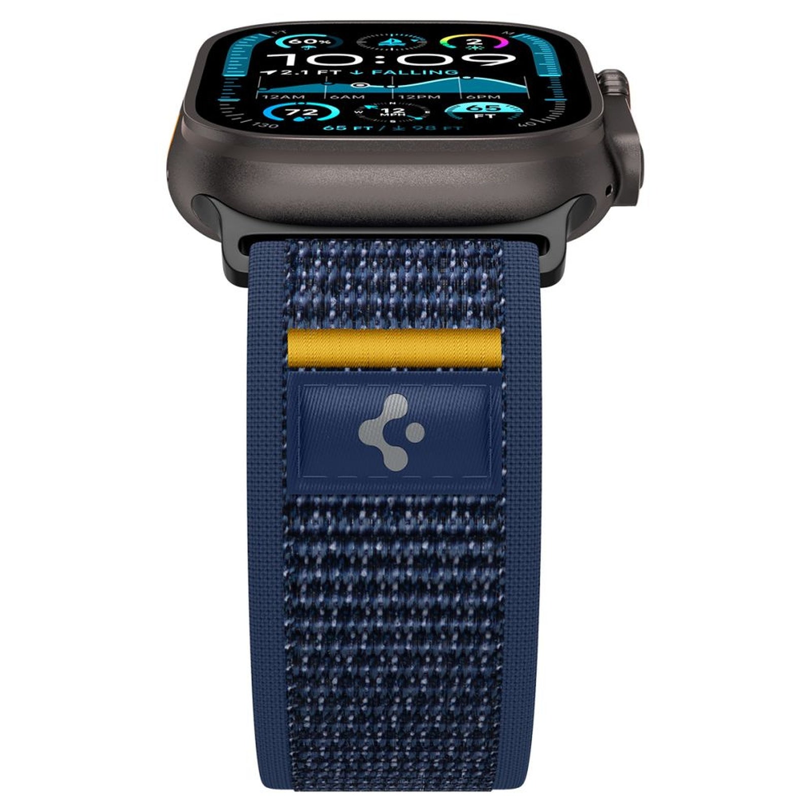 Strap for Apple Watch 44 / 45 / 46 / 49 mm - navy blue - Carlat