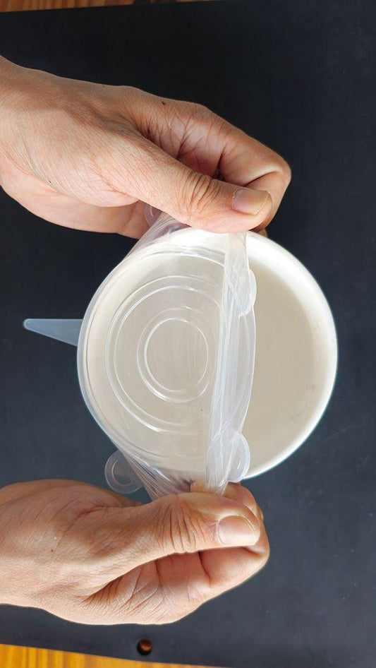 Stretchable Silicone Covers, Set of 6, Diameter 6.5–21 cm, Kinghoff, KH-1902 - Carlat