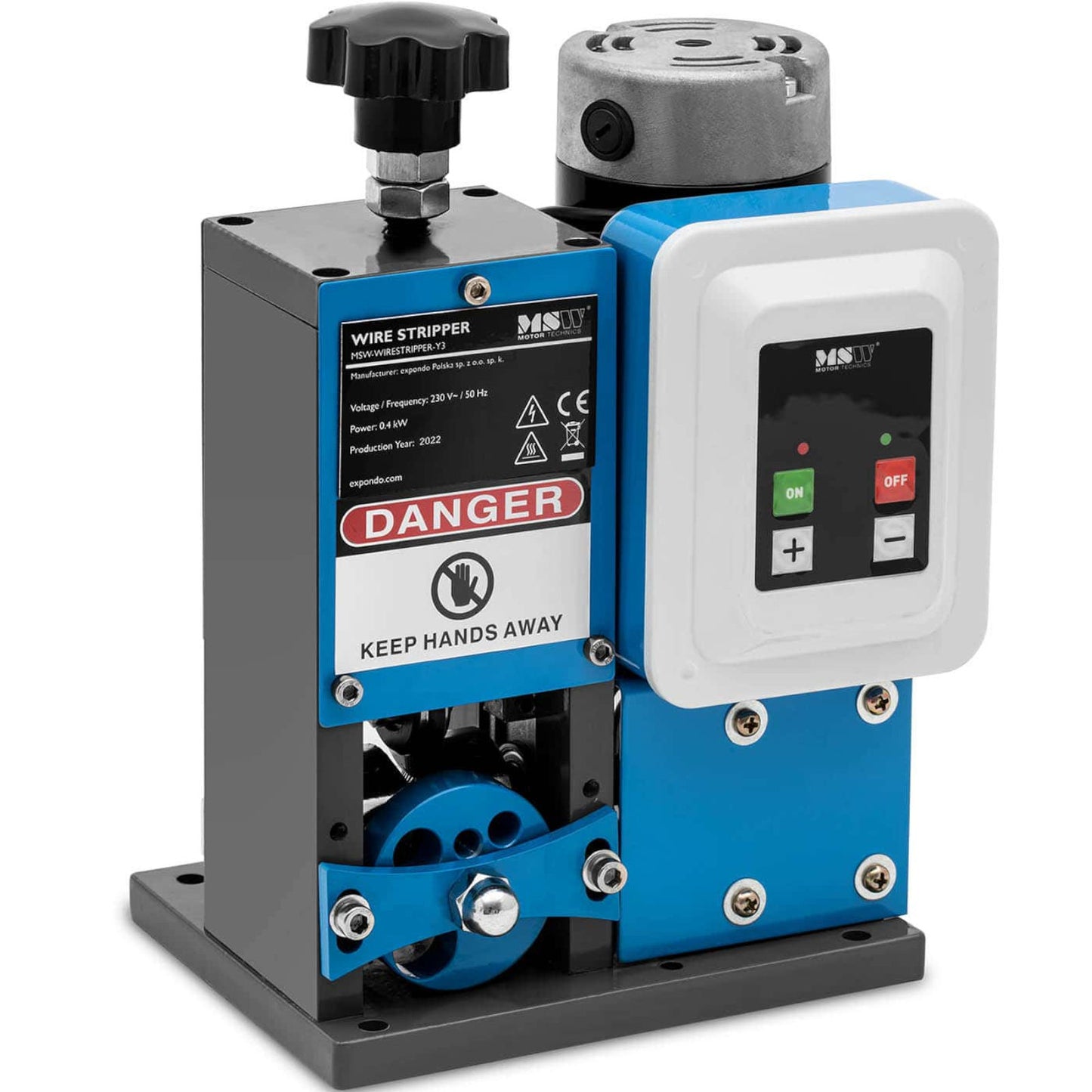 Stripping machine for stripping insulation from cables and wires, 400 - Carlat
