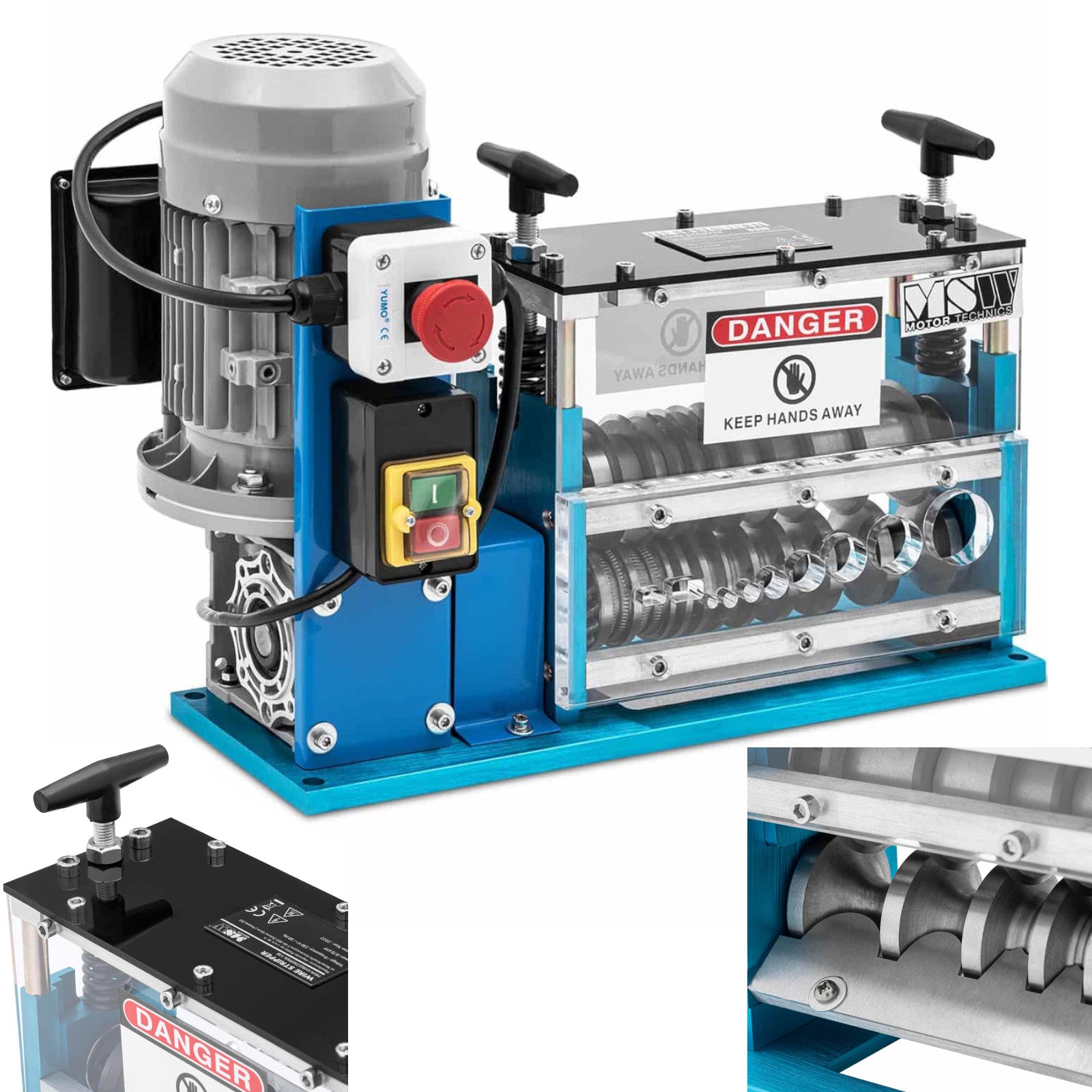 Stripping machine for stripping insulation from cables and wires 750 - Carlat