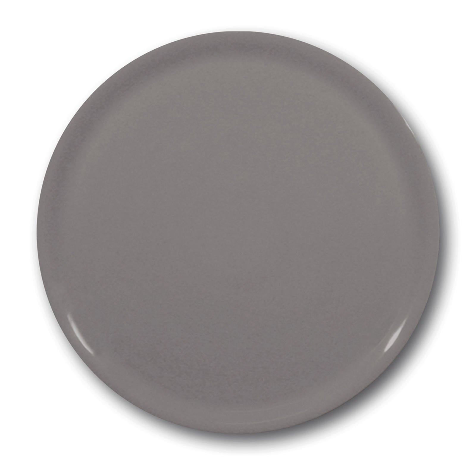 Sturdy pizza plate made of speciale grey 330mm porcelain - set of 6pcs. - Carlat