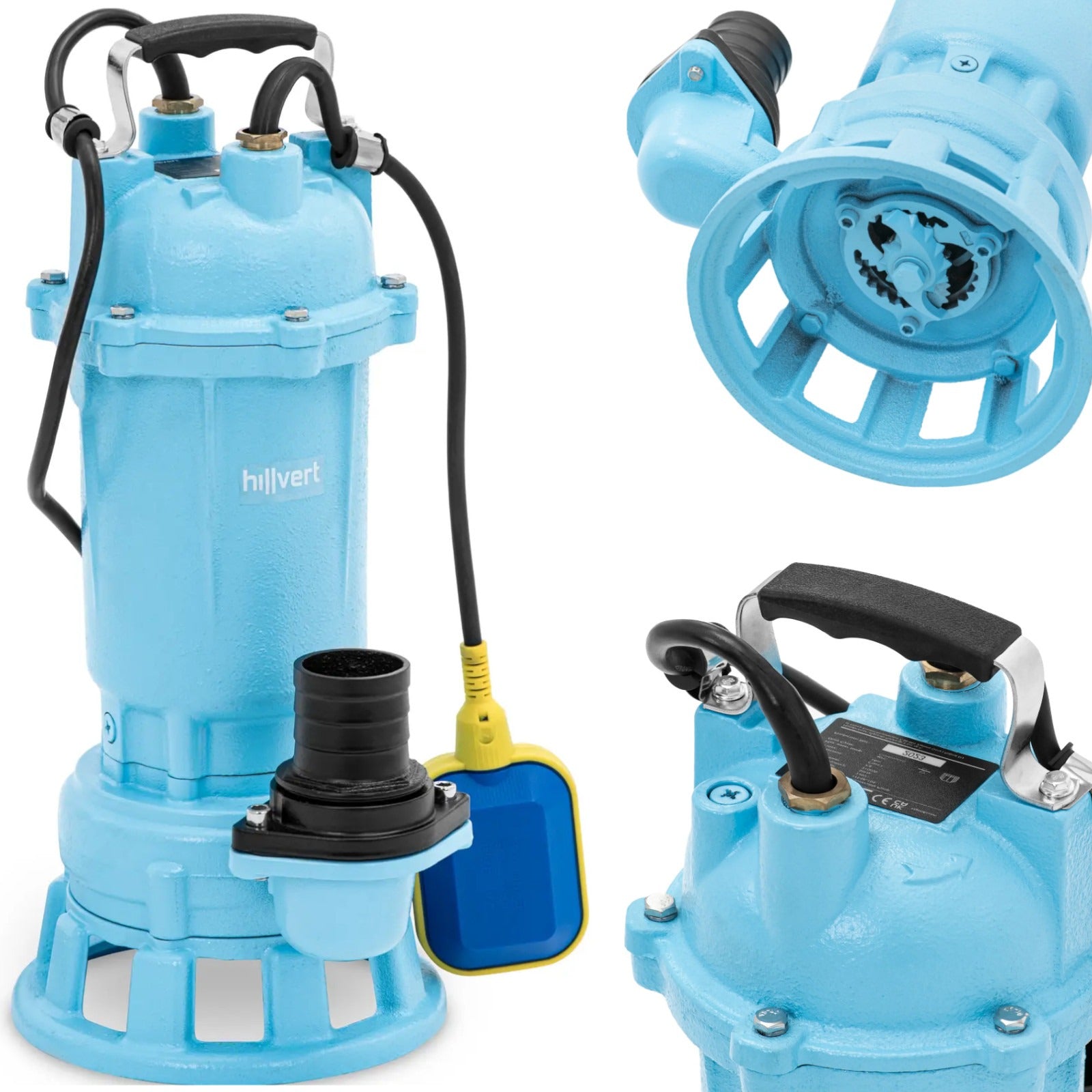 Submersible pump for dirty water with grinder 500 l/min 2100 W - Carlat