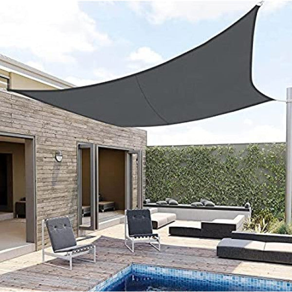 Sunny Guard Waterproof Sun Awning, 3 x 4 m, Charcoal - Carlat