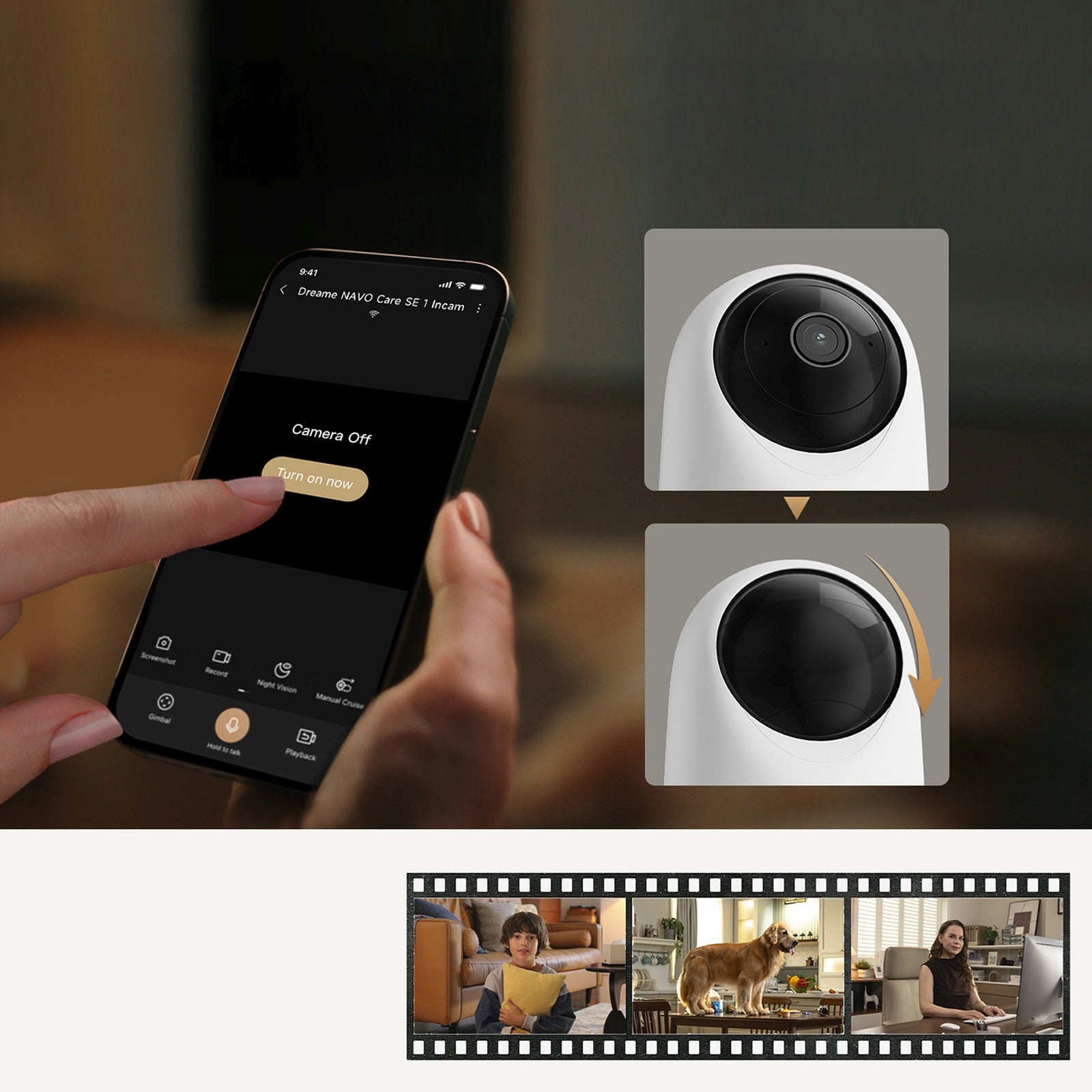 Surveillance Camera Accessories – 1080p IR Wi-Fi Bluetooth indoor surveillance - Carlat