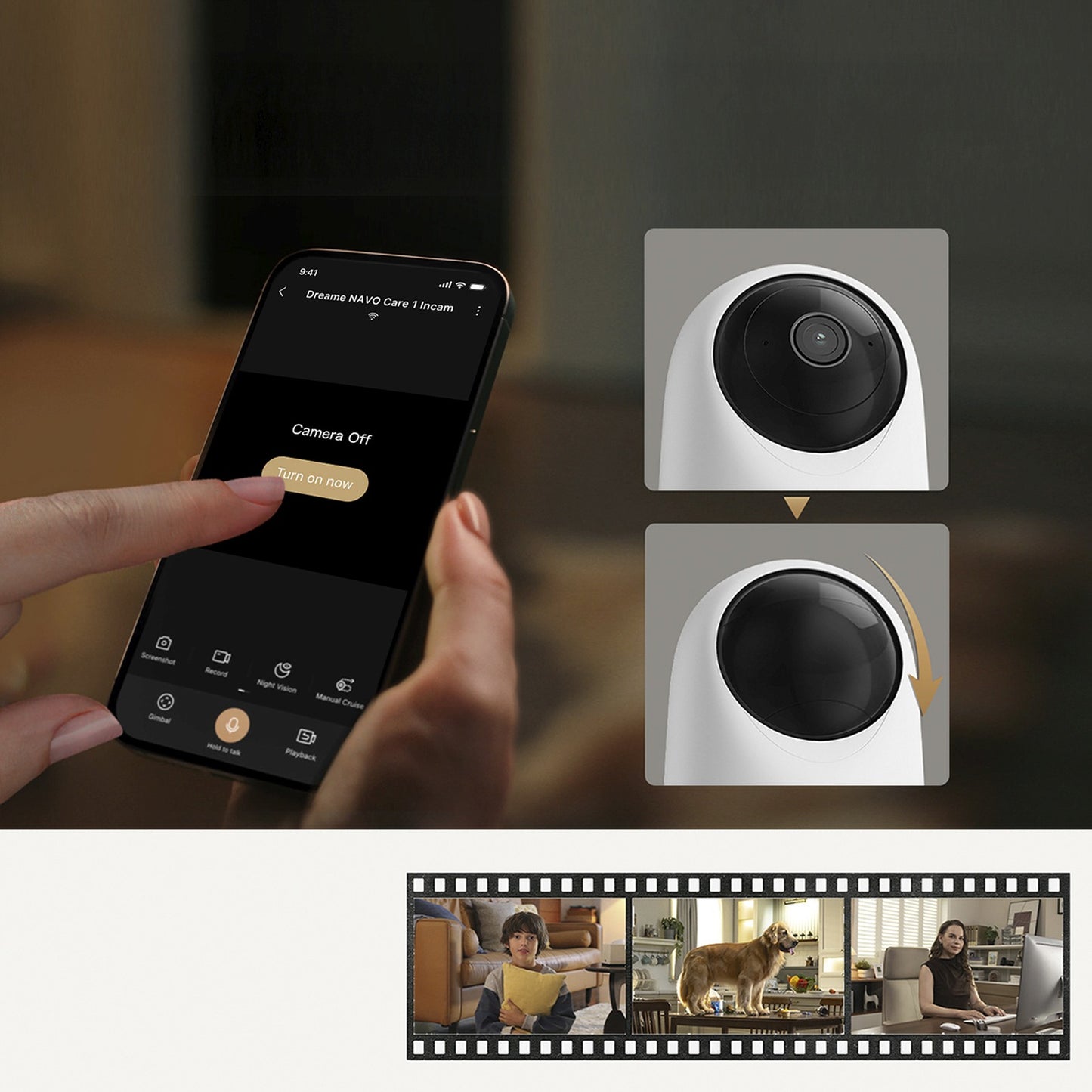 Surveillance Camera Accessories – 1080p IR Wi-Fi Bluetooth indoor surveillance - Carlat